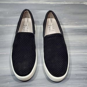 Naturalizer Black Slip-On Sneakers